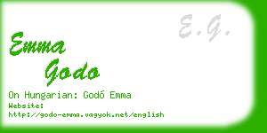 emma godo business card