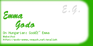 emma godo business card